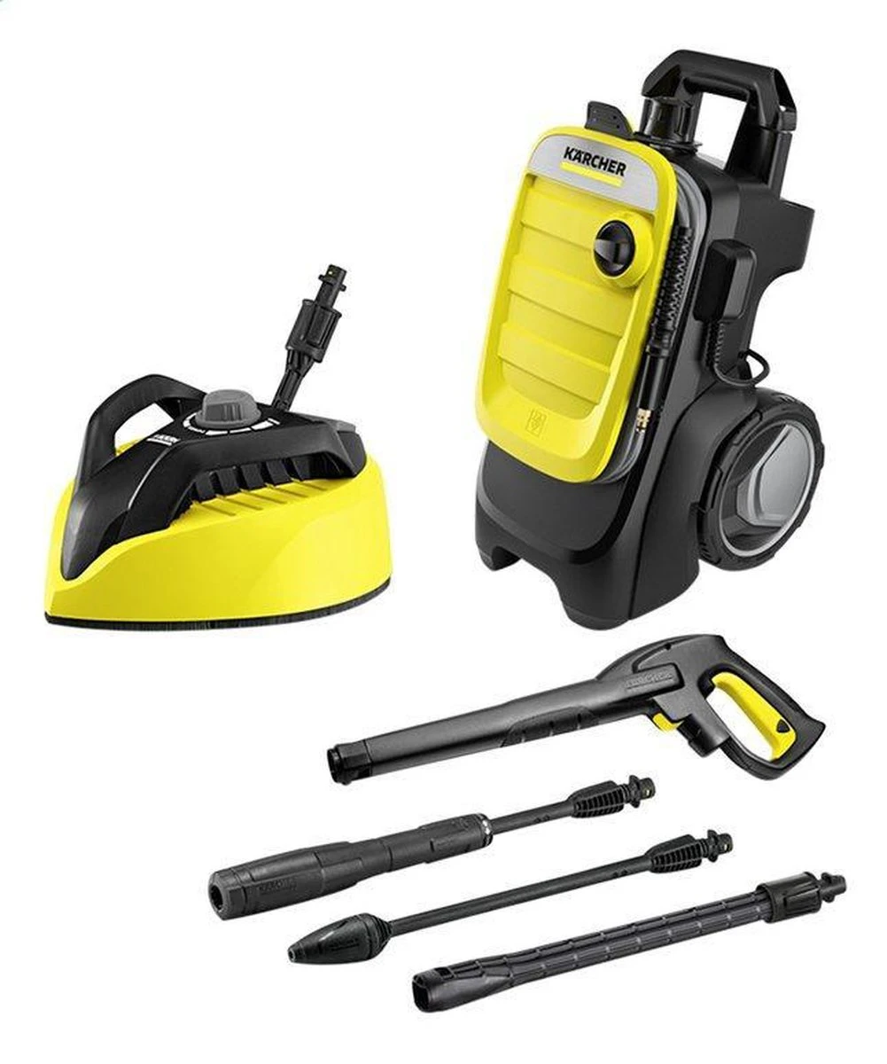 Kärcher K 7 Compact Home Hogedrukreiniger - 3000W - 180 Bar - 60 M²/h - Met Terrasreiniger 2 Kärcher K 7 Compact Home Hogedrukreiniger - 3000W - 180 Bar - 60 M²/h - Met Terrasreiniger - Afbeelding 2