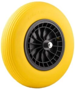 Merkloos Kruiwagenwiel Anti Lek - 4.80/4.00-8 - Massief PU Band - Lekvrij Wiel Met 130mm As - Kruiwagenband 4.80/400 Voor Kruiwagen -Tuinartikelen Winkel 1007x1200 1