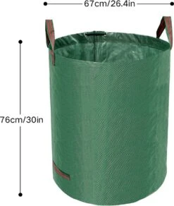 Tuin Afvalzakken - 2 Stuks - Opvouwbare Afvalzak - Tuin Afvalzak - Bladzakken - Waterstotend Tuinafvalzak - 270L -Tuinartikelen Winkel 1016x1200 1