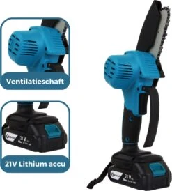 NovarGarden® Mini Kettingzaag NG1 - Met 2x Accu - Takkenzaag - Snoeizaag - Electrisch - Handzaag - Boomzaag - 21V -Tuinartikelen Winkel 1080x1200 1
