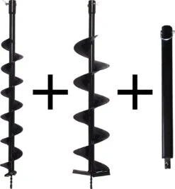 Kibani Grondboor 52cc Benzine + Grondboren Set 60 Mm + 80 Mm + 100 Mm + 150 Mm + 2 Verlengstukken - Palenboor - Grondboor Machine -Tuinartikelen Winkel 1111x1200