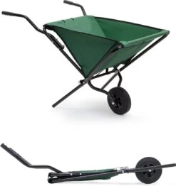 Relaxdays Kruiwagen Opvouwbaar - Inklapbare Tuinwagen - Vouwkruiwagen - Groen - 50 L -Tuinartikelen Winkel 1133x1200 1