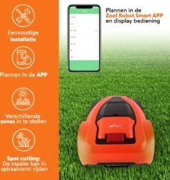 Zoef Robot Robotmaaier Betsie Met APP <1400 M2 -Tuinartikelen Winkel 1134x1200 1
