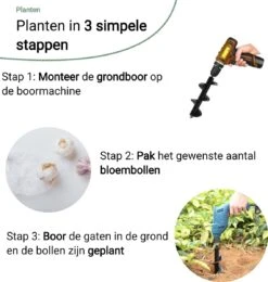 MaatWorkz - Grondboor - 25 CM - Boormachine - Bollenplanter - Moestuin - Palenboor - Boor - Tuin -Tuinartikelen Winkel 1138x1200 1