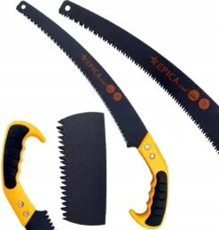 Tuin Handzaag - Takkenzaag - 17 Cm - Geel / Zwart - 350 Mm - Dubbel Gekarteld - Rubberen Handvat - Snoeizaag - Boomzaag - Houtzaag - Handzaag - Tuinieren -Tuinartikelen Winkel 1145x1200 1