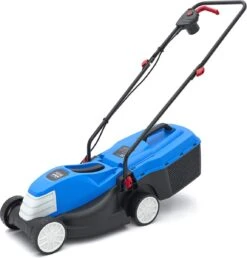 Merkloos 1300W Electrische Grasmaaier / Gazonmaaier 32 Cm Snijhoogtes 25-45-65 Mm 25 Liter Opvangbak