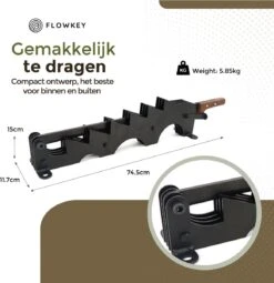 Flowkey® Houtklover XL - Houtsplijter Bijl - Houtkliever Kloofwig Gietijzer - Voor Hout & Aanmaakhout - Inclusief Gratis Bevestigingsset -Tuinartikelen Winkel 1163x1200