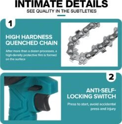 Merkloos Mini Accu Kettingzaag - 4 Inch Elektrische Boomzaag - Handkettingzaag - Met 2 Accu En 1 Oplader - Voor Tuinboom Ranch Bomen Snijden Hout- Blauw 30 Merkloos Mini Accu Kettingzaag - 4 Inch Elektrische Boomzaag - Handkettingzaag - Met 2 Accu En 1 Oplader - Voor Tuinboom Ranch Bomen Snijden Hout- Blauw -Tuinartikelen Winkel 1179x1200 1