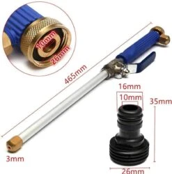 Merkloos Hogedruk-waterjet-Waterspuit-tuinslang | Spuitpistool Aansluiting Op Tuinslang | Hogedruk Waterpistool, Bevestiging Voor Tuinsproeier- Auto Wassen- Terras/tuin Reiniger -Tuinartikelen Winkel 1185x1200 4