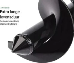 MaatWorkz - Grondboor - 25 CM - Boormachine - Bollenplanter - Moestuin - Palenboor - Boor - Tuin -Tuinartikelen Winkel 1200x1015 1