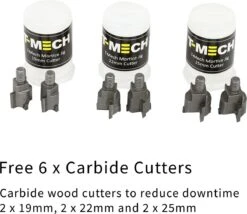 T-Mech Slotkast Frees – Freesmal Deurslot - Inclusief 6 Hardmetalen Frezen - 43 Cm H X 20 Cm B X 15 Cm D - Nauwkeurige Frees In 5 Minuten -Tuinartikelen Winkel 1200x1039