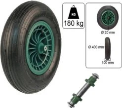Kruiwagen Wiel 4.00 - 8 Luchtband Lijnprofiel - Asdiameter 20mm -Tuinartikelen Winkel 1200x1062 1