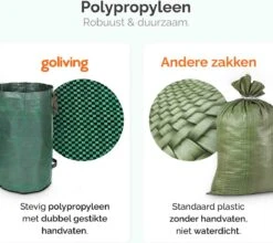 Goliving Tuinafvalzak - Set Van 2- Tuinafvalzakken Opvouwbaar - Tuinzak - Tuinafvalemmer - 2x 280 Liter - Groen 10 Goliving Tuinafvalzak - Set Van 2- Tuinafvalzakken Opvouwbaar - Tuinzak - Tuinafvalemmer - 2x 280 Liter - Groen -Tuinartikelen Winkel 1200x1068 1