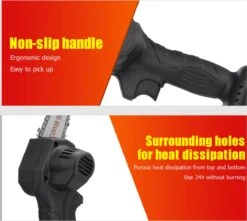 Violeworks® Accu Kettingzaag - Snoeizaag - Mini Kettingzaag - Handkettingzaag - Ook Voor Makita - Elektrische Kettingzaag - Elektrische Snoeischaar - Op Batterij - 2900 MAh - 1080W - 88V -Tuinartikelen Winkel 1200x1075 1