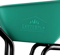 Gardebruk Kruiwagen 100 L - Kunststof Kuip – Tot 150KG Groen -Tuinartikelen Winkel 1200x1099 2