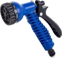 Uitrekbare Tuinslang Tot 15 Meter - Tuinsproeier Met 7 Verschillende Standen - Tuin Besproeien - Sproeikop - Blauw - Flexibel Elastisch -Tuinartikelen Winkel 1200x1112 1