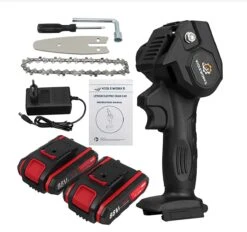 Violeworks® Accu Kettingzaag - Snoeizaag - Mini Kettingzaag - Handkettingzaag - Ook Voor Makita - Elektrische Kettingzaag - Elektrische Snoeischaar - Op Batterij - 2900 MAh - 1080W - 88V -Tuinartikelen Winkel 1200x1128 1