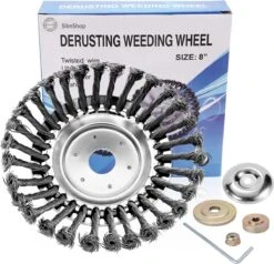 Merkloos SlimShop Onkruidborstel - Bosmaaier Grastrimmer - Onkruid - Onkruidkrabber - Voegenborstel - Onkruidverwijderaar - Max 10.000 Toerental P/m - 20CM -Tuinartikelen Winkel 1200x1154 2