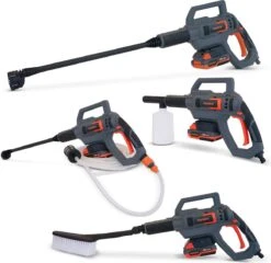 FUXTEC Hogedrukreiniger Accu 20V - Set Met Batterij (2Ah) En Lader (1A) & Accessoires 15 FUXTEC Hogedrukreiniger Accu 20V - Set Met Batterij (2Ah) En Lader (1A) & Accessoires -Tuinartikelen Winkel 1200x1165 5