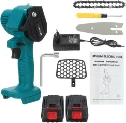 Merkloos Mini Accu Kettingzaag - 4 Inch Elektrische Boomzaag - Handkettingzaag - Met 2 Accu En 1 Oplader - Voor Tuinboom Ranch Bomen Snijden Hout- Blauw 20 Merkloos Mini Accu Kettingzaag - 4 Inch Elektrische Boomzaag - Handkettingzaag - Met 2 Accu En 1 Oplader - Voor Tuinboom Ranch Bomen Snijden Hout- Blauw -Tuinartikelen Winkel 1200x1170 3