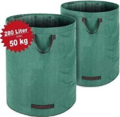 Gardebruk Tuinafvalzak - 2 Stuks 280L – 77x67cm/Opvouwbaar - Groen -Tuinartikelen Winkel 1200x1175 3