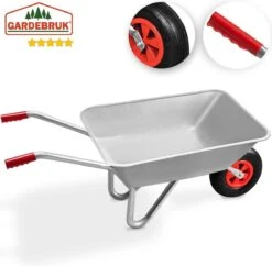 Gardebruk Kruiwagen 80 Liter – Belastbaarheid 100 Kg - Zilver -Tuinartikelen Winkel 1200x1177 11