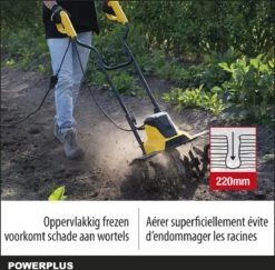 Powerplus POWXG72010 Tuinfrees - 1500W - Werkbreedte 450mm - Werkdiepte Max. 220mm - Incl. 6 Messen En Wielen -Tuinartikelen Winkel 1200x1179 6