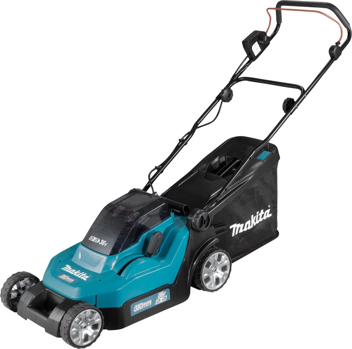 Makita DLM382Z 36V (2x 18V) Li-Ion Accu Grasmaaier Body - 38cm 1 Makita DLM382Z 36V (2x 18V) Li-Ion Accu Grasmaaier Body - 38cm