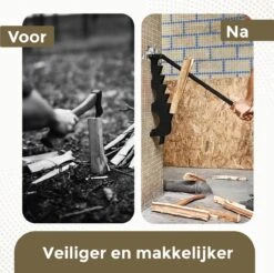 Flowkey® Houtklover XL - Houtsplijter Bijl - Houtkliever Kloofwig Gietijzer - Voor Hout & Aanmaakhout - Inclusief Gratis Bevestigingsset -Tuinartikelen Winkel 1200x1197 12