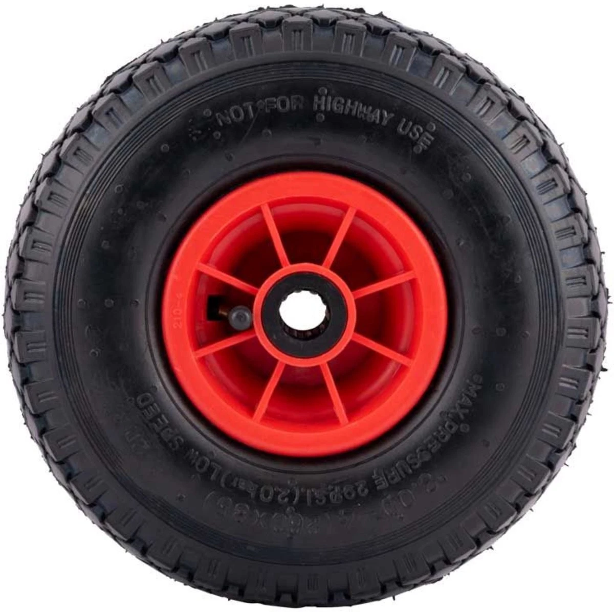 Benson Bolderkarwiel Steekwagenwiel Met Luchtband 3.00-4 | Asgatdiameter 20mm Rollager | Hoogte Wiel 26cm 12 Benson Bolderkarwiel Steekwagenwiel Met Luchtband 3.00-4 | Asgatdiameter 20mm Rollager | Hoogte Wiel 26cm - Afbeelding 12