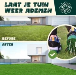 Merkloos Gazonbeluchtingssandalen Premium - Gazonbeluchter - Beluchter - Gazonverluchter - Gazonpriksandalen - Verticuteerroller - Graszaad - Gazonmest - Kerstcadeau - Voor Mannen - Voor Vrouwen - Cadeautjes- Vaderdag Cadeau- Geschenk- Cadeautjes -Tuinartikelen Winkel 1200x1197 5