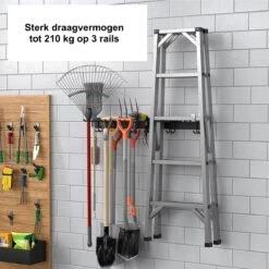 SODEAL Luxe Gereedschapshouder- Tuingereedschap Ophangsysteem - Fiets Ophangsysteem - Bezem Ophangsysteem -Tuinartikelen Winkel 1200x1198 18