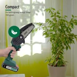 Mardin Mini Kettingzaag - Snoeizaag - Kettingzaag - Kettingzaag Electrisch Met 2 Accu - Inclusief Koffer - 1 Extra Accu - Groen -Tuinartikelen Winkel 1200x1199 4