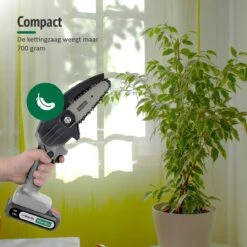 Mardin Mini Kettingzaag - Snoeizaag - Kettingzaag - Kettingzaag Electrisch Met 2 Accu - Inclusief Koffer - 1 Extra Accu - Grijs -Tuinartikelen Winkel 1200x1199 6