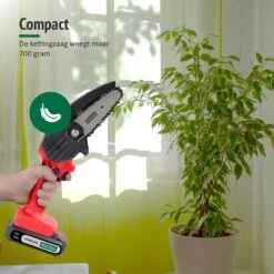 Mardin Mini Kettingzaag - Snoeizaag - Kettingzaag - Kettingzaag Electrisch Met 2 Accu - Inclusief Koffer - 1 Extra Accu - Rood -Tuinartikelen Winkel 1200x1199 7