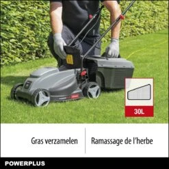 Powerplus POWEG63703 Elektrische Grasmaaier - Grasmachine Voor Kleine Tuin - 1000 W - 32cm Maaibreedte - 30L Opvangbak - Verstelbare Maaihoogte -Tuinartikelen Winkel 1200x1200 195