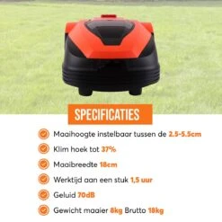Zoef Robot Robotmaaier Dirk Met APP <600 M2 25 Zoef Robot Robotmaaier Dirk Met APP <600 M2 -Tuinartikelen Winkel 1200x1200 249