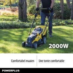 Powerplus POWXG6281 Elektrische Grasmaaier - Grasmachine Voor Middelgrote En Grote Tuin - 2000W - Maaibreedte 420mm - Verstelbare Maaihoogte - Mulching Functie - Incl. 40L Opvangbak -Tuinartikelen Winkel 1200x1200 254