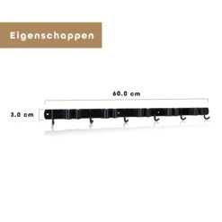 Bezem Ophangsysteem – Bezemhouder – Tuingereedschap – RVS – 5 Houders – 6 Haken - BAULK® -Tuinartikelen Winkel 1200x1200 307