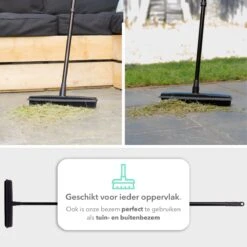 CLEANLY® Rubberen Bezem Met Vloerwisser - Kappersbezem - Zachte Bezem Binnen & Buiten - Vloertrekker Met Steel - 68-150 Cm 16 CLEANLY® Rubberen Bezem Met Vloerwisser - Kappersbezem - Zachte Bezem Binnen & Buiten - Vloertrekker Met Steel - 68-150 Cm -Tuinartikelen Winkel 1200x1200 323