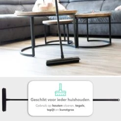 CLEANLY® Rubberen Bezem Met Vloerwisser - Kappersbezem - Zachte Bezem Binnen & Buiten - Vloertrekker Met Steel - 68-150 Cm 17 CLEANLY® Rubberen Bezem Met Vloerwisser - Kappersbezem - Zachte Bezem Binnen & Buiten - Vloertrekker Met Steel - 68-150 Cm -Tuinartikelen Winkel 1200x1200 324