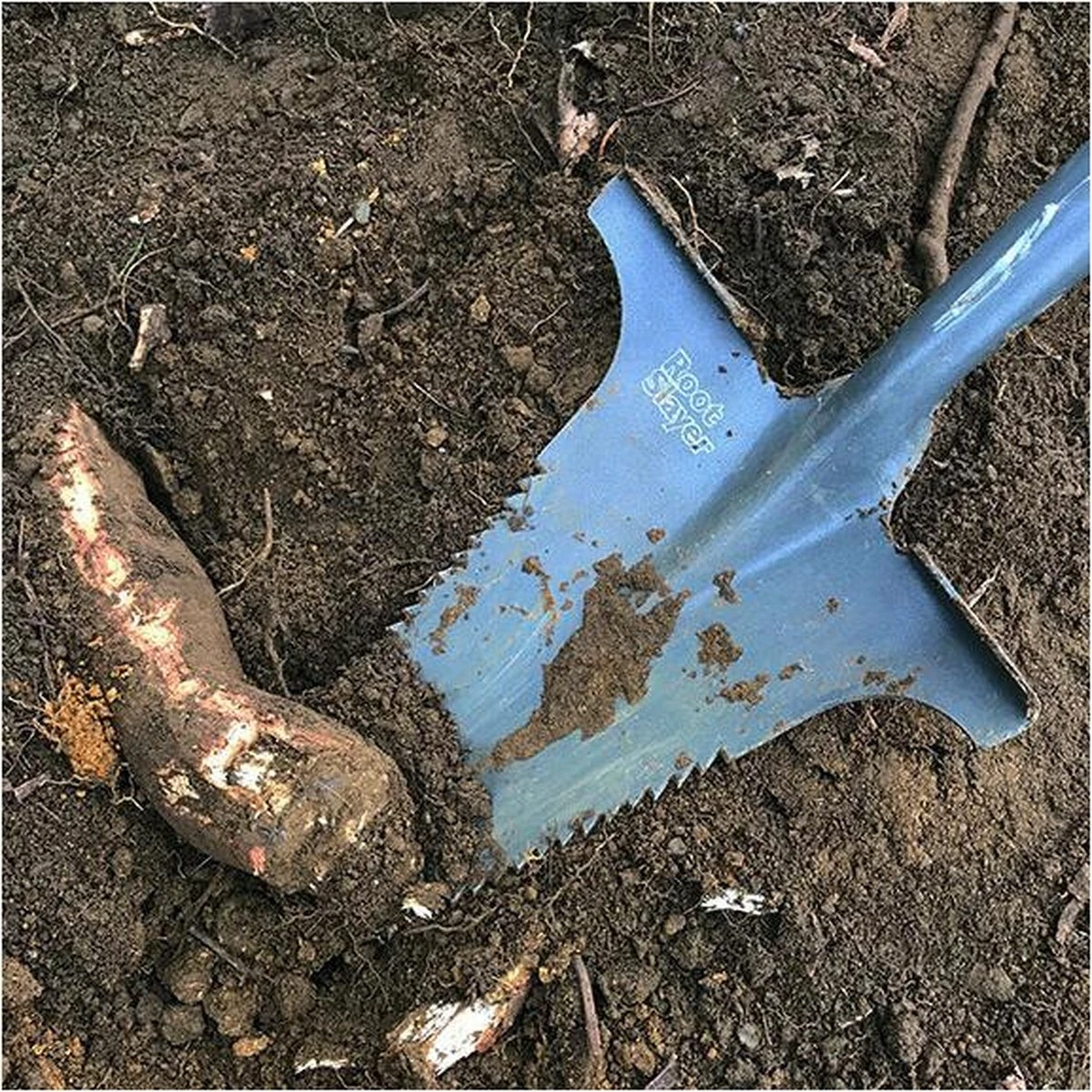 Root Slayer, Massieve Tuinschep Met Vlijmscherp Blad- Tuingereedschap, Tuinschop, Bats, Spade, Schep, Schop, 4 Root Slayer, Massieve Tuinschep Met Vlijmscherp Blad- Tuingereedschap, Tuinschop, Bats, Spade, Schep, Schop, - Afbeelding 4