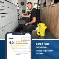 Techweise - Rioolslang Voor Kärcher K2 T/m K7 - 15M - Met 4 Achterwaartse Hogedruksproeiers -Tuinartikelen Winkel 1200x1200 421