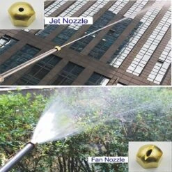 Merkloos Hogedruk-waterjet-Waterspuit-tuinslang | Spuitpistool Aansluiting Op Tuinslang | Hogedruk Waterpistool, Bevestiging Voor Tuinsproeier- Auto Wassen- Terras/tuin Reiniger -Tuinartikelen Winkel 1200x1200 425