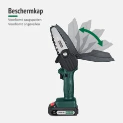 Mardin Mini Kettingzaag - Snoeizaag - Kettingzaag - Kettingzaag Electrisch Met 2 Accu - Inclusief Koffer - 1 Extra Accu - Groen -Tuinartikelen Winkel 1200x1200 479