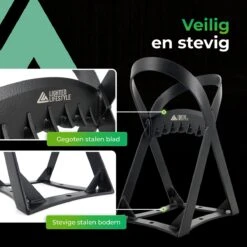 Lighted Lifestyle™| Houtklover Voor Aanmaakhout Incl. Kloofhamer - Houtsplijter - Houtkliever - Snel Haardhout - Gietijzer - Incl. Schroeven -Tuinartikelen Winkel 1200x1200 494