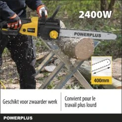 Powerplus POWXG1009 Elektrische Kettingzaag - 2400W - Zwaardlengte 400mm - Automatische Kettingsmering - Incl. 1x Ketting En 1x Zwaard -Tuinartikelen Winkel 1200x1200 498