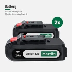 Mardin Mini Kettingzaag - Snoeizaag - Kettingzaag - Kettingzaag Electrisch Met 2 Accu - Inclusief Koffer - 1 Extra Accu - Rood -Tuinartikelen Winkel 1200x1200 540