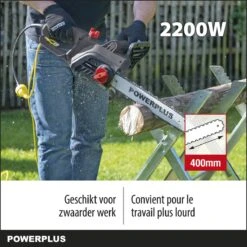 Powerplus POWEG10110 Elektrische Kettingzaag - 2200W - Zwaardlengte 400mm - Automatische Kettingsmering - Incl. 1x Ketting En 1x Zwaard -Tuinartikelen Winkel 1200x1200 620