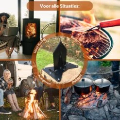 Miseru Houtklover – Geen Bijl Nodig – No Axe - Houtsplijter – Houtkliever – HANDMADE In Holland - Houtklover Voor Aanmaakhout – Metaal -Tuinartikelen Winkel 1200x1200 644